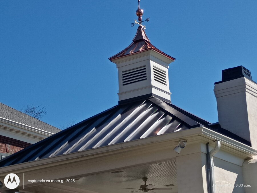 Copper Cupola & Metal Roof
